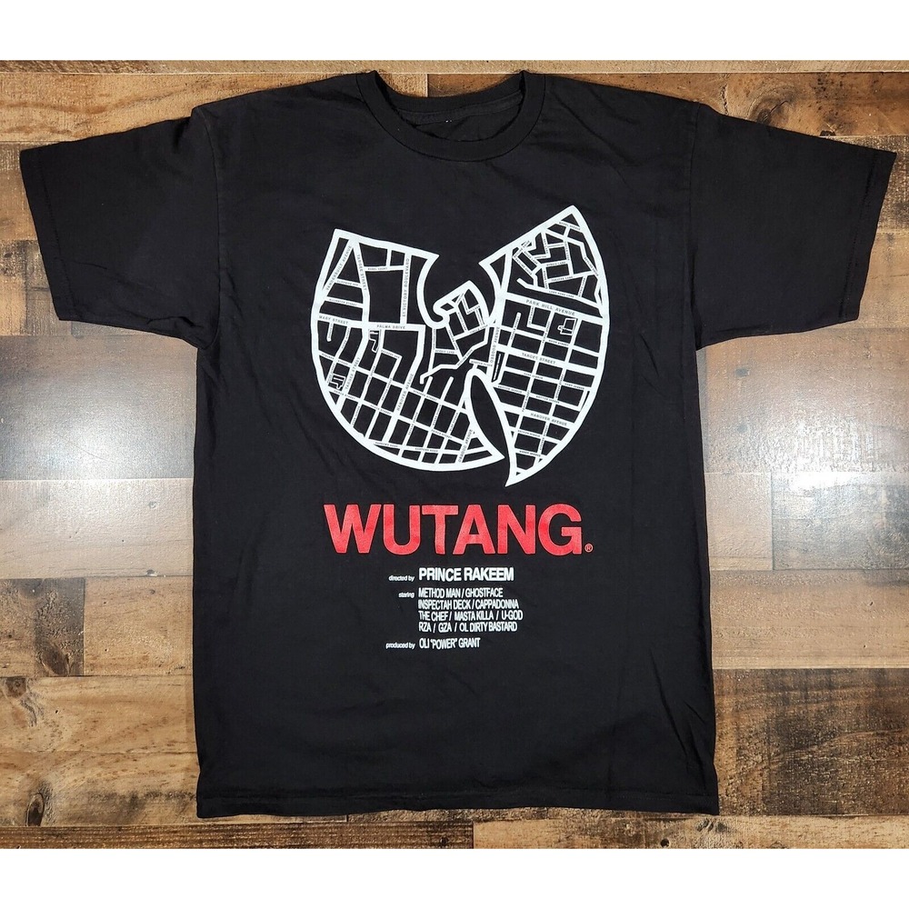 Rare Wutang Movie Shirt Mens Small Black Prince Rakeem RZA GZA Ghostface Method